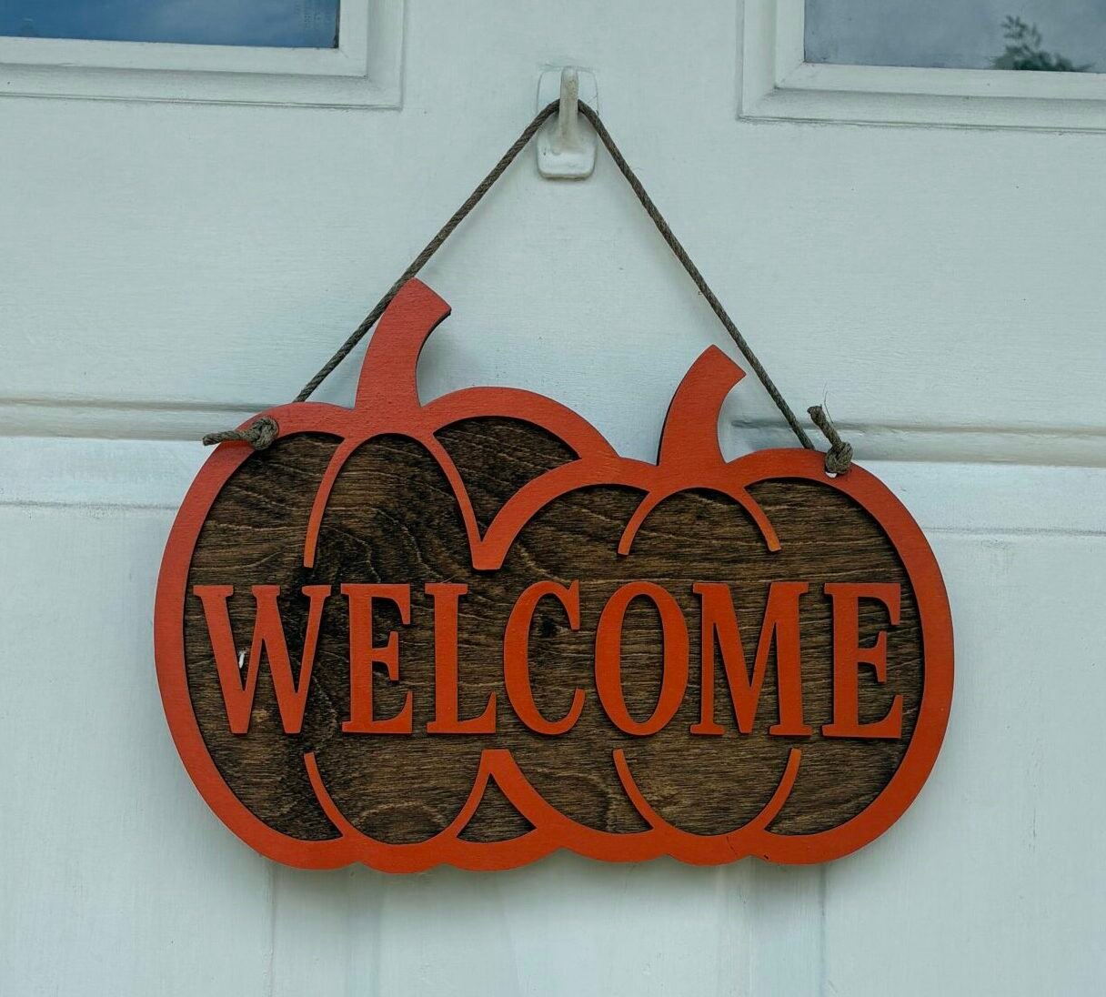 Fall welcome sign