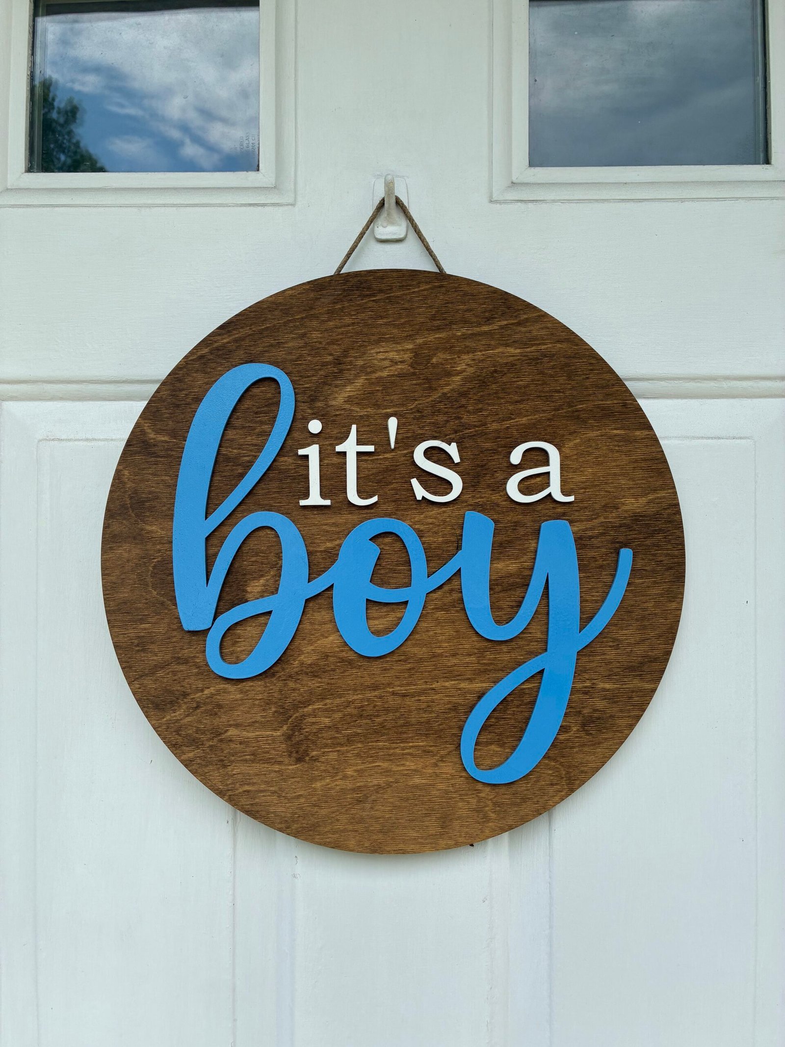 Baby Announcement Sign – It's a Boy or Girl