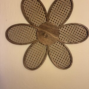 Rattan Flower Wall Décor