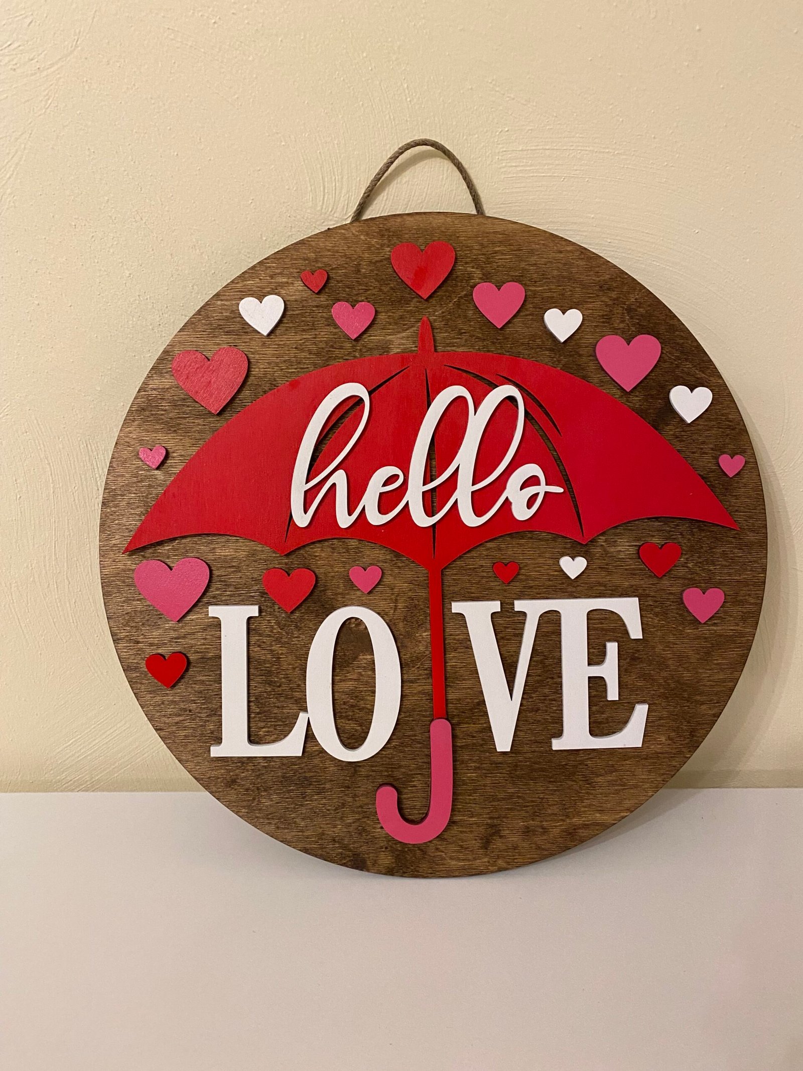 Hello Love Valentine Welcome Sign