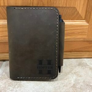 Custom Engraved Leather Pocket Notebook Cover